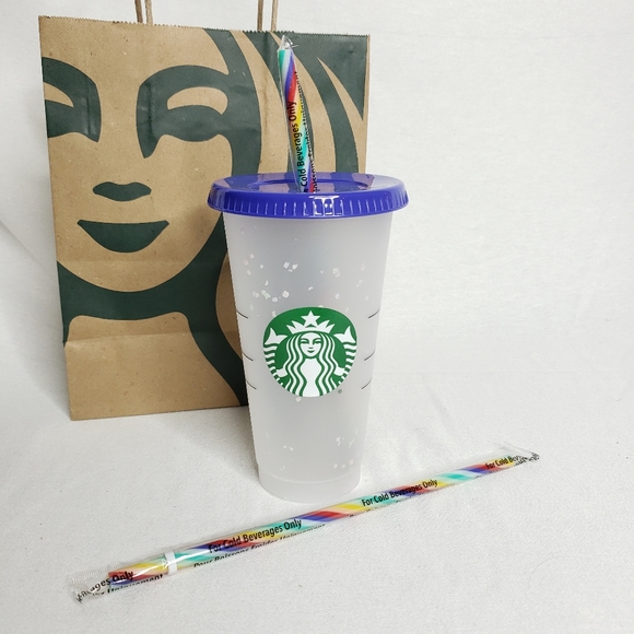 Starbucks Other - Starbucks Confetti Color Changing Reusable Cup